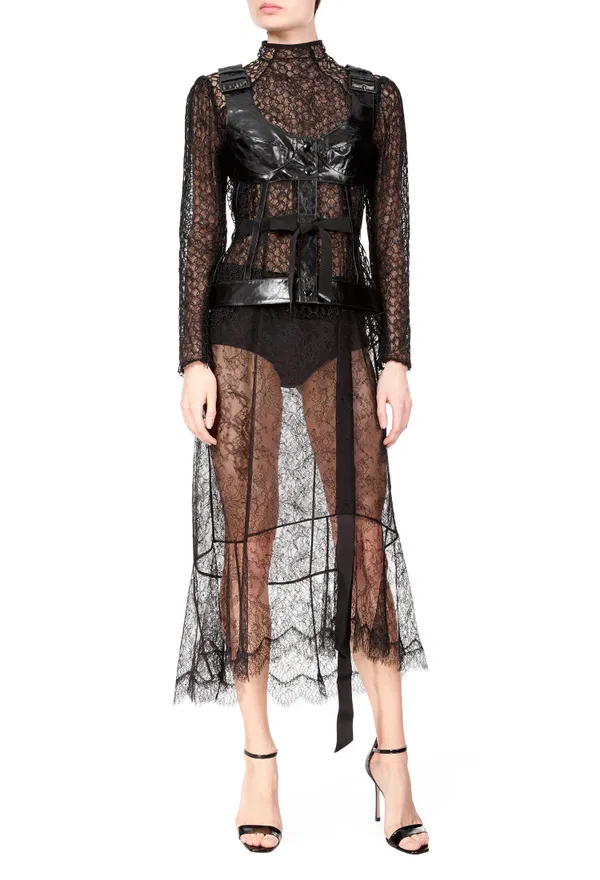 Кожаный корсет Olivier Theyskens L01P 119/0A2 в Украине