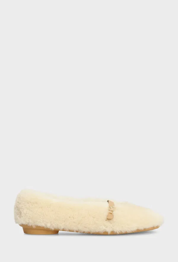Балетки с мехом NOELLA FERRAGAMO 01I741 224/3AE Купить