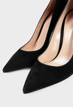 Черные замшевые лодочки GIANVITO 105 Gianvito Rossi G28470 226/0D2 в Украине