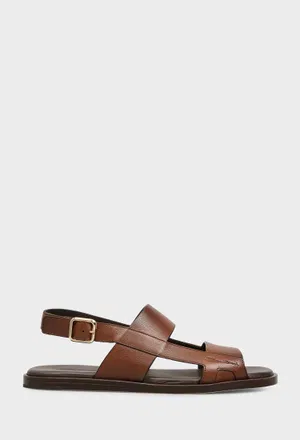 Кожаные сандали Santoni 19079 126/0A3 Купить