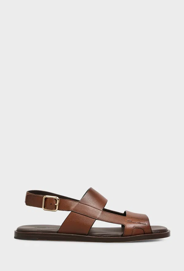 Шкіряні сандалі Santoni 19079 126/0A3 Купити