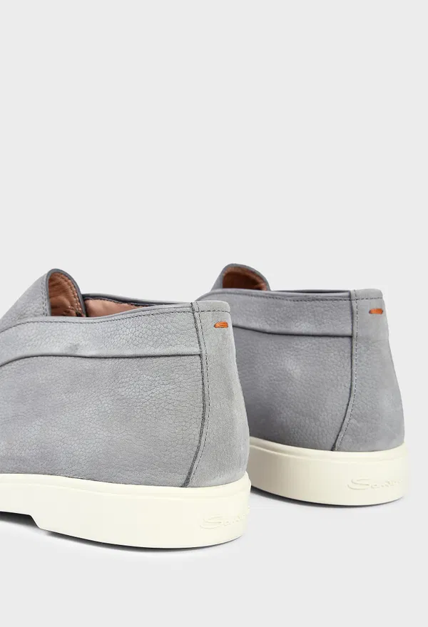 Жіночі сірі дезерти з нубуку Santoni 58458 226/0E7 оригінал