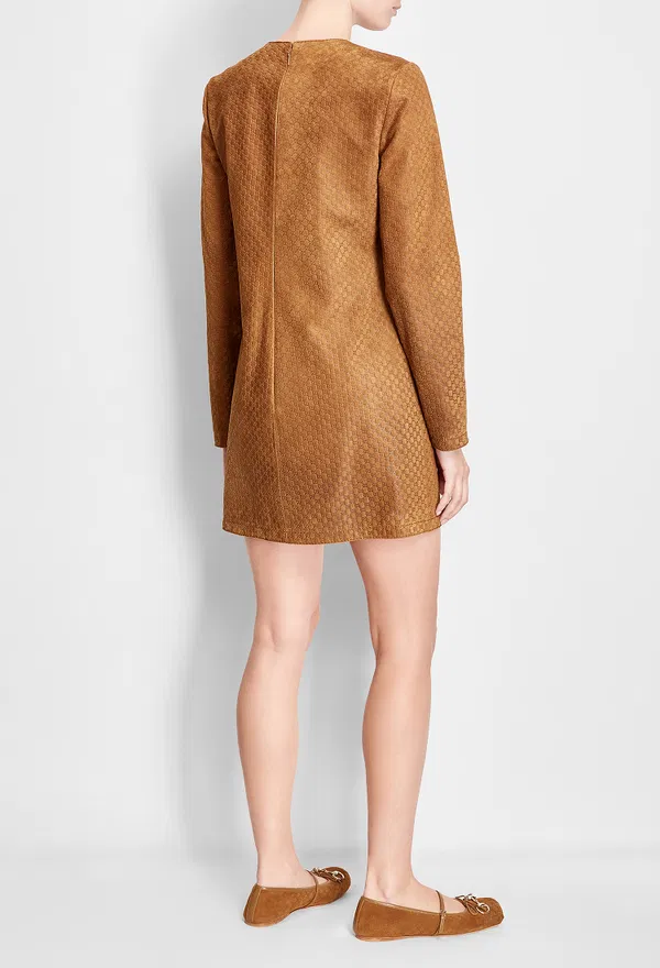 Замшевое платье Gucci 817757 125/0C3 оригинал
