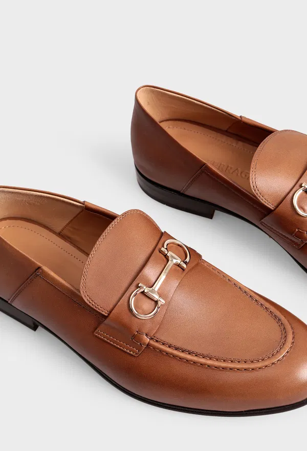 Шкіряні лофери OTTONE FERRAGAMO 01E100 224/0A3 оригінал
