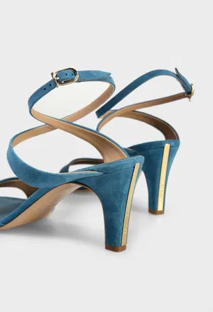 Замшевые босоножки TERESY FERRAGAMO 01L206 126/0D8 оригинал