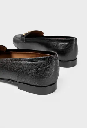 Кожаные лоферы BAX GANCINI FERRAGAMO 01L663 226/0A2 оригинал