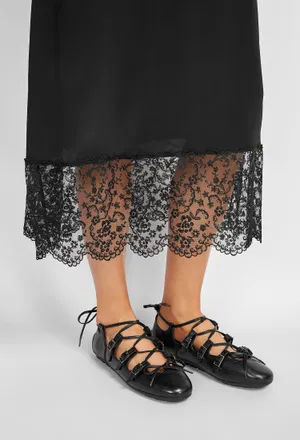 Кожаные балетки Simone Rocha BPT2 125/0A2 фото
