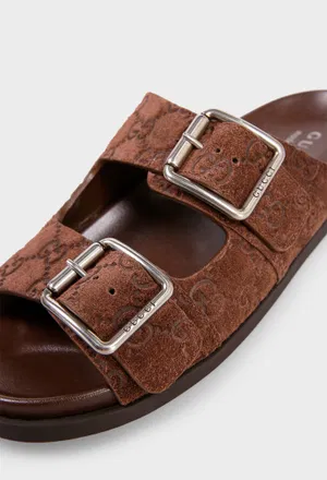 Замшевые слайдеры Gucci 816380 125/0C3 в Украине