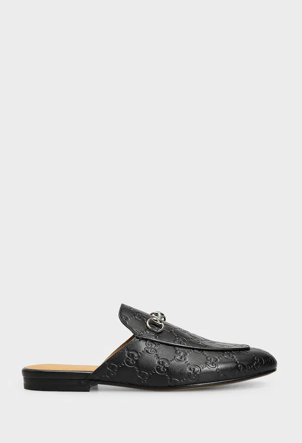 Кожаные мюли PRINCETOWN Gucci 813864 125/0C2 Купить