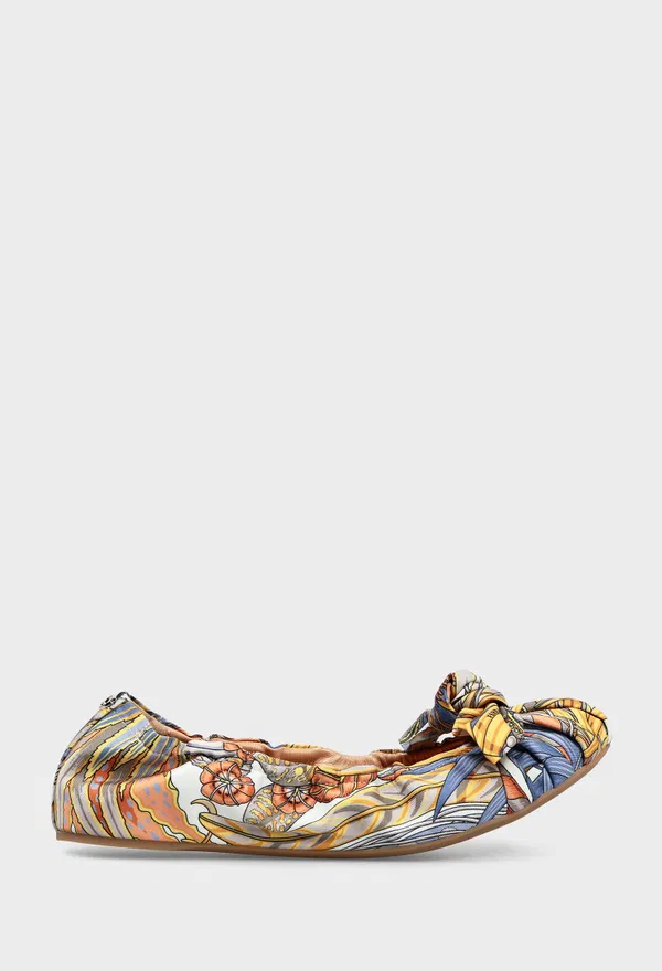 Шелковые балетки FERRAGAMO 01L254 126/9CJ Купить