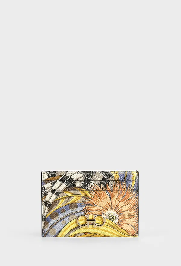 Кожаная кредитница FERRAGAMO 220007 126/0A0 Купить