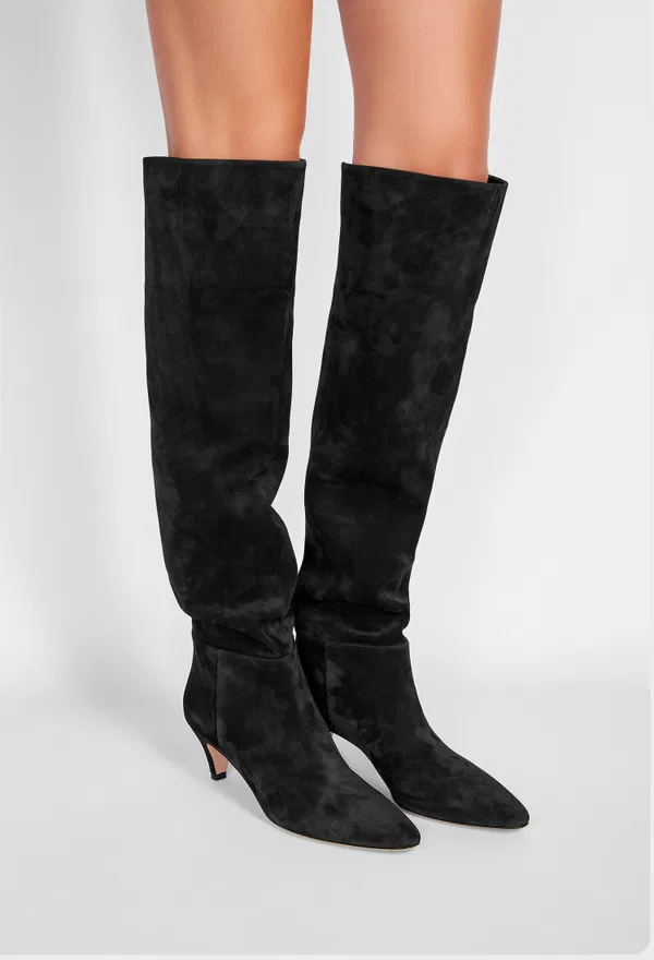 Замшевые сапоги ELISE BOOT Gianvito Rossi G80138 225/0D2 фото