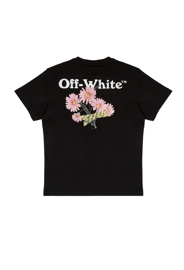 Дитяча чорна футболка Off-White 44GAS2 126/92c Ціна