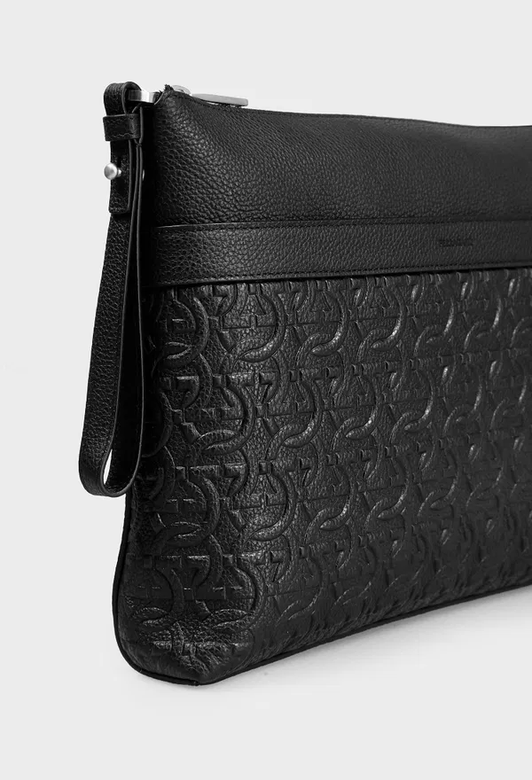 Шкіряна сумка GANCINI FERRAGAMO 241884 126/0C2 фото