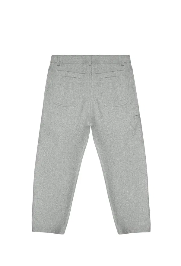 Детские бежевые шерстяные брюки Brunello Cucinelli PP118  226/96 Цена