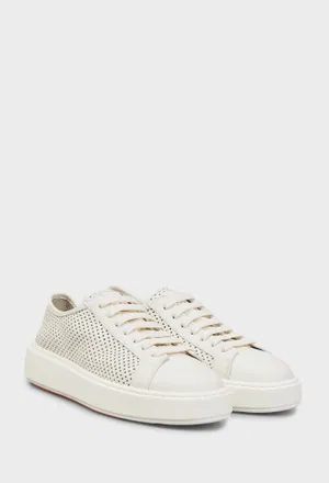 Шкіряні кросівки Santoni 61502 126/0A1 Ціна