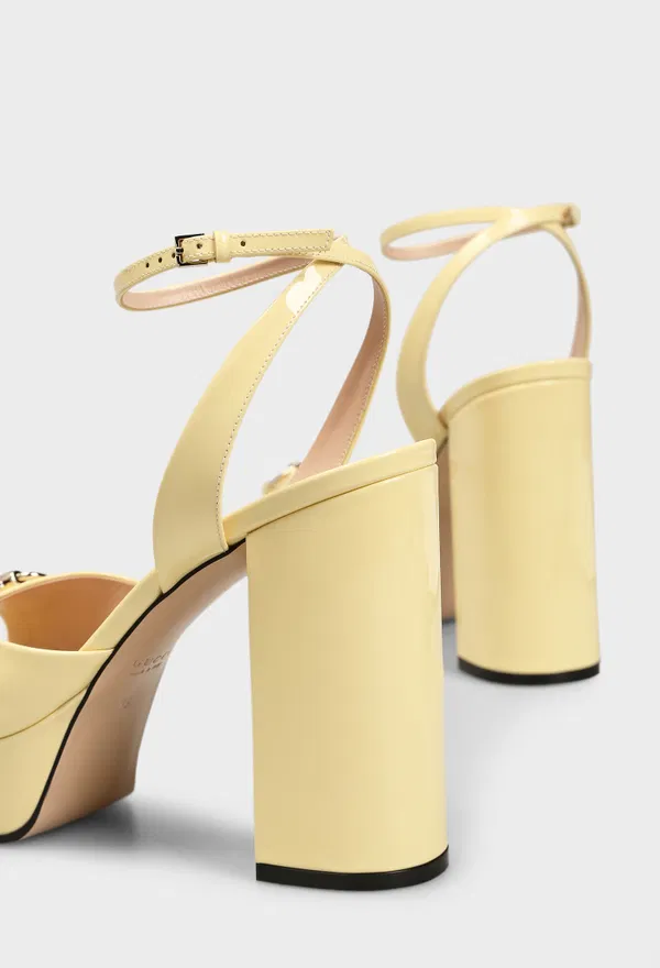 Кожаные босоножки HORSEBIT Gucci 795224 126/0BJ оригинал