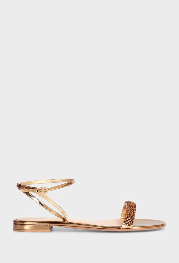 Кожаные сандали BLACK MAMBA Gianvito Rossi G32583 125/0AZ Купить
