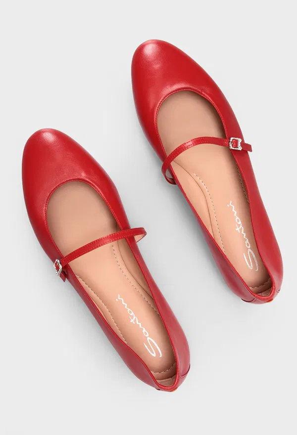 Шкіряні балетки Santoni 71319 125/0A9 оригінал