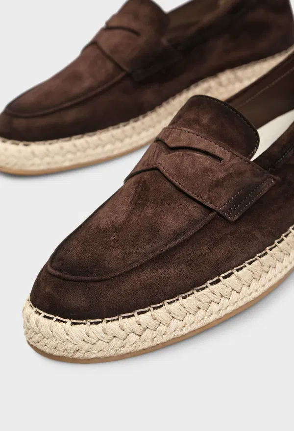 Замшевые эспадрильи Santoni 22193 126/0DW в Украине