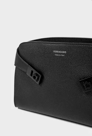 Шкіряна сумка HUG MESSENGER FERRAGAMO 241790 226/0A2 фото