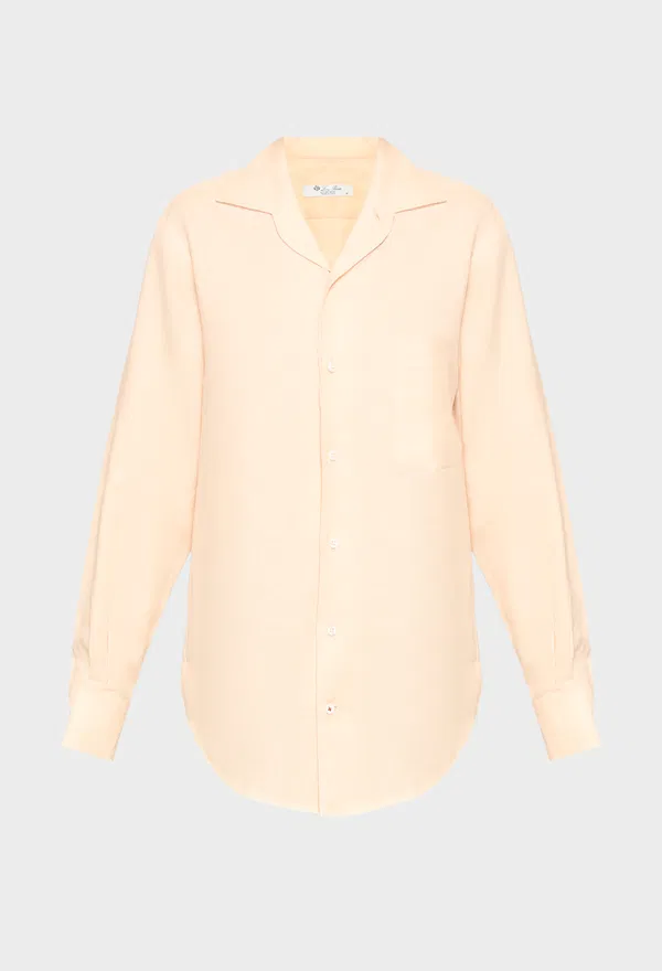 Льняная рубашка Loro Piana FAO6889 126/9BP Купить