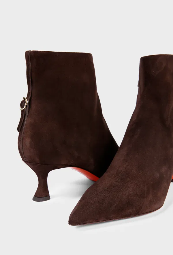 Коричневі замшеві ботильйони Santoni 71908 226/0D3 в Україні