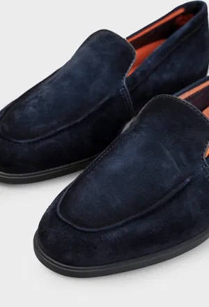 Замшевые лоферы MALIBU Santoni 18829 126/0DQ в Украине