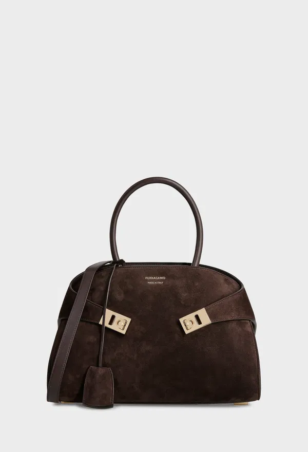 Замшевая сумка HUG FERRAGAMO 215608 226/0DW Купить