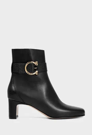 Шкіряні ботильйони FERRAGAMO 01J229 226/0A2 Купити