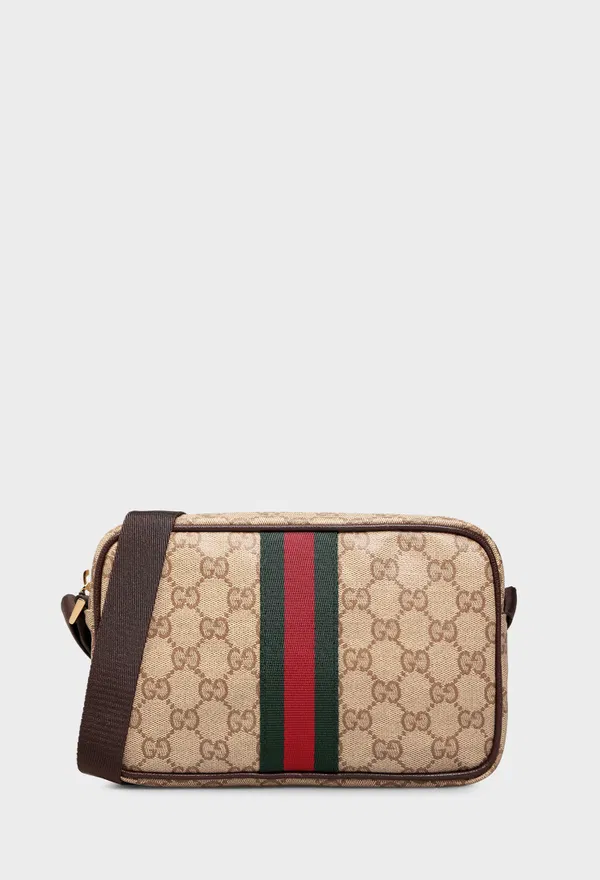 Сумка GG MINI BAG WITH WEB Gucci 876391 226/0F6 Купить