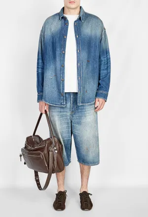 Джинсовые шорты Acne Studios BE0213 126/9A8J Цена