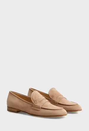 Замшевые лоферы Gianvito Rossi G25378 124/0DR Цена