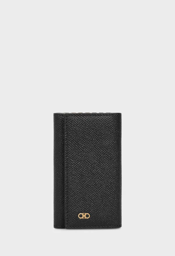 Кожаная ключница FERRAGAMO 661608 226/0A2 Купить