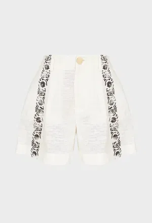 Льняные шорты Alberta Ferretti A0310 126/9B1 Купить