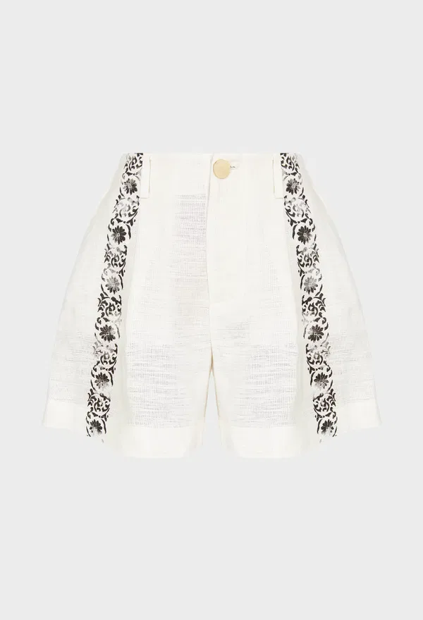 Льняные шорты Alberta Ferretti A0310 126/9B1 Купить