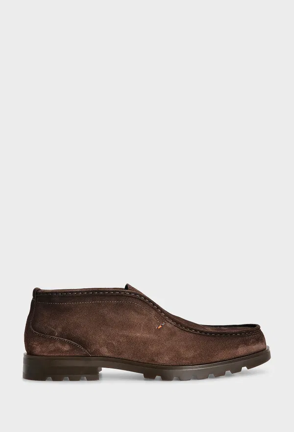 Замшеві дезерти з хутром Santoni 18891 224/0DWM Купити