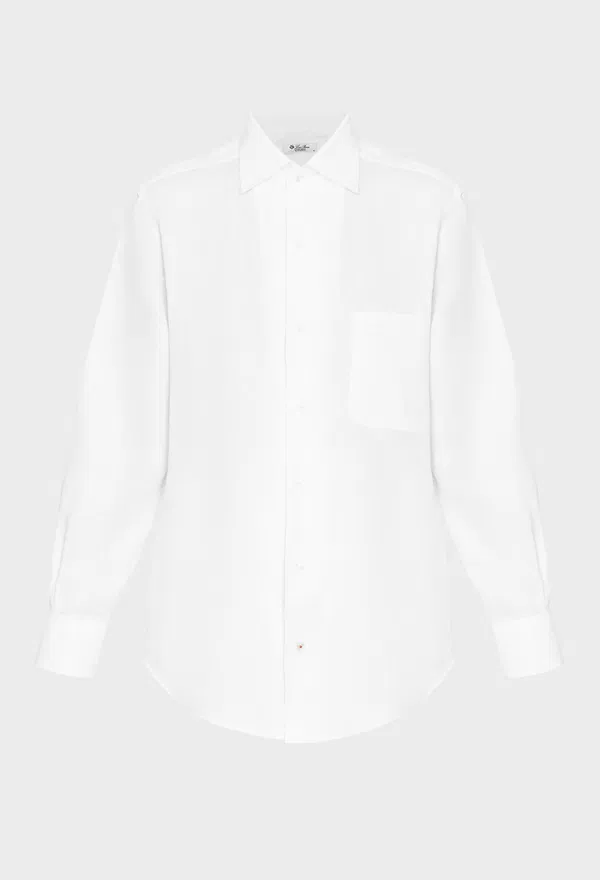 Льнаная рубашка Loro Piana FAO6889 126/9B1 Купить
