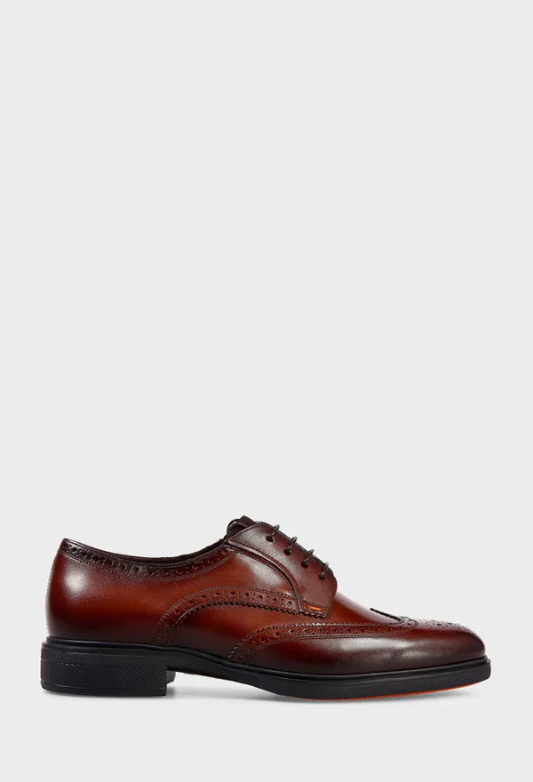 Кожаные дерби Santoni 19033 126/0A3 Купить