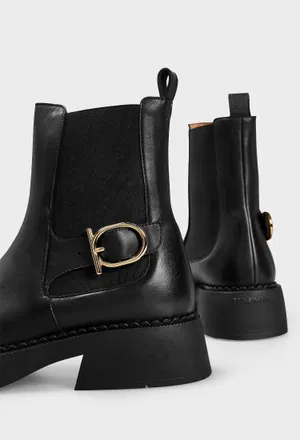 Кожаные ботинки TIA FERRAGAMO 01K325 225/0A2 оригинал