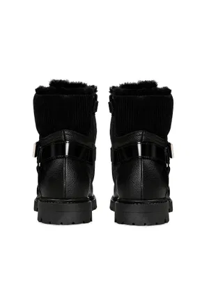 Шкіряні черевики з хутром Cesare Paciotti 62636  219/02M в Україні