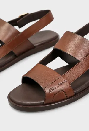 Кожаные сандали Santoni 19079 126/0A3 в Украине