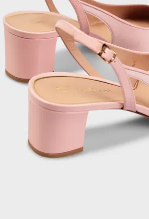Кожаные слингбэки Santoni 71546 126/0AR оригинал