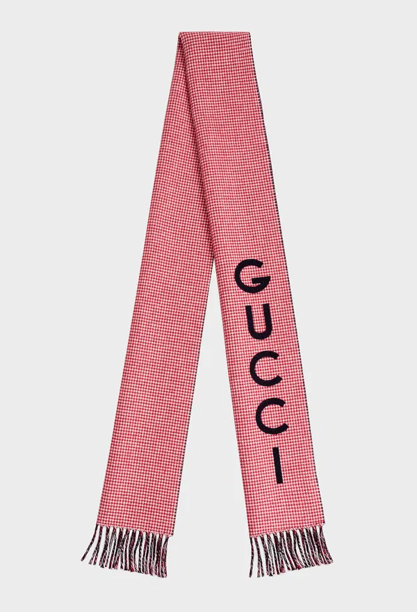 Вовняний шарф Gucci 764268 124/9H9 Купити