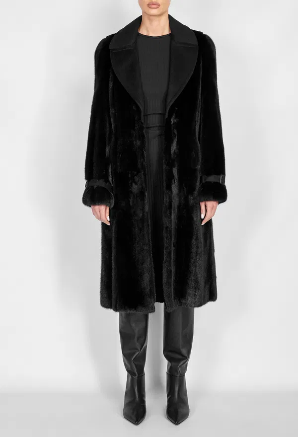 Хутряна шуба Burberry Prorsum 485865 213/3C2 Купити