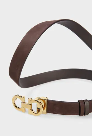 Двухсторонний кожаный ремень FERRAGAMO 23A567 126/0AW в Украине