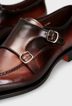 Кожаные монки Santoni 19016 125/0A3 в Украине