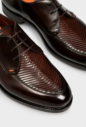 Кожаные дерби Santoni 19287 126/0AW в Украине