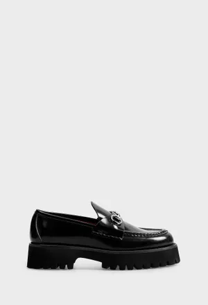 Шкіряні лофери HORSEBIT Gucci 764211 223/0A2 Купити