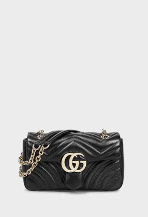 Шкіряна сумка GG MARMONT SMALL SHOULDER Gucci 837280 226/0A2 Купити
